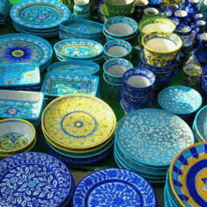 Pottery & Ceramics (Blue Pottery, Terracotta, Glassware)